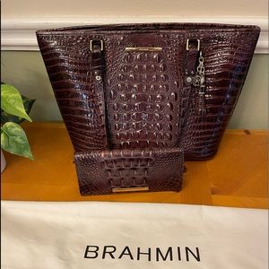 Brahmin Medium Asher and Wallet DO NOT BUY—- SOLD